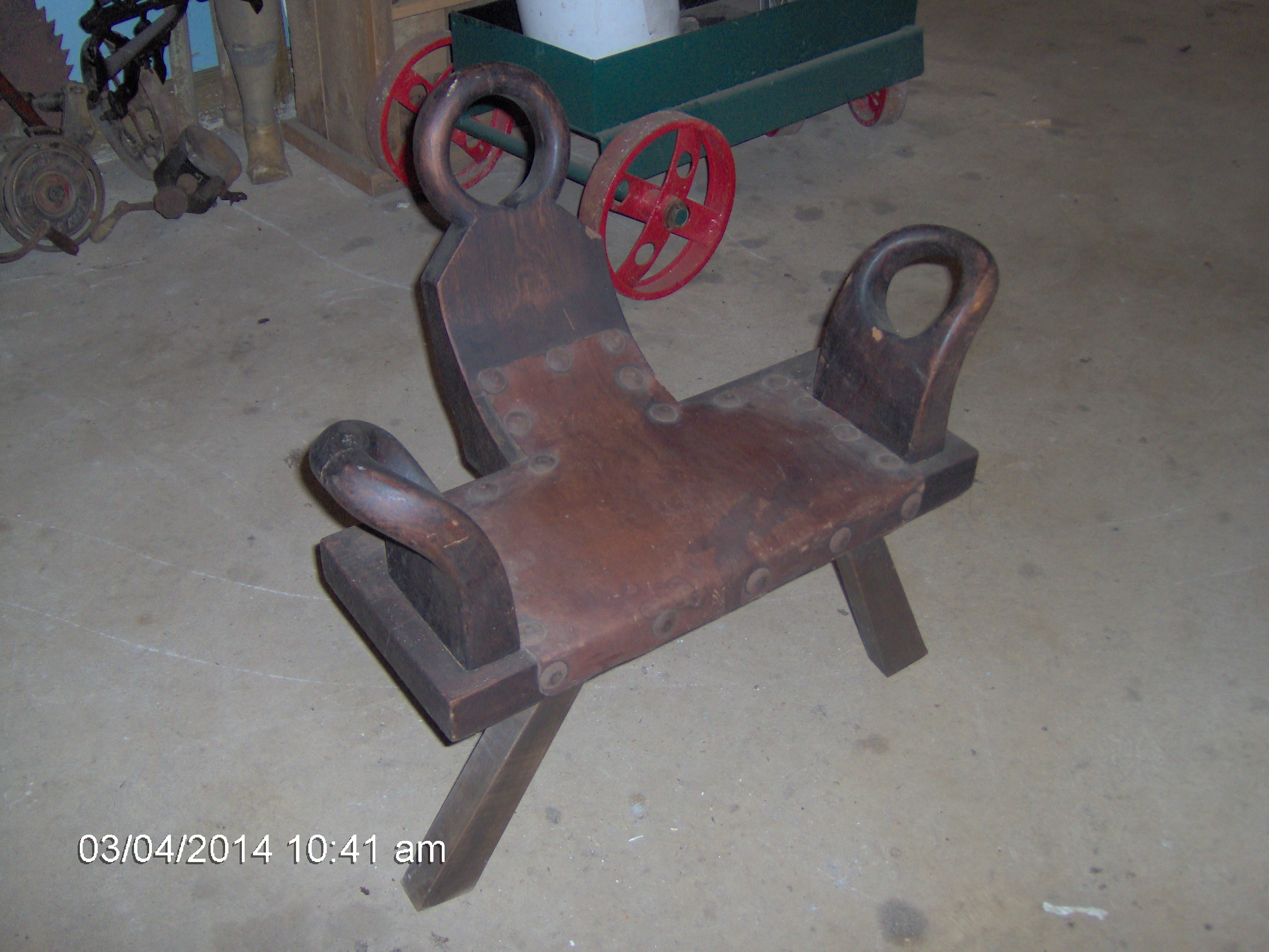 Antique birthing chair InstAppraisal